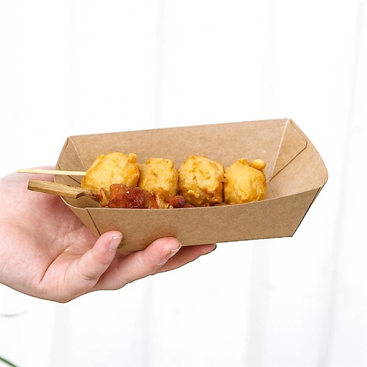 Paper Boat Tray for Snack Disposable